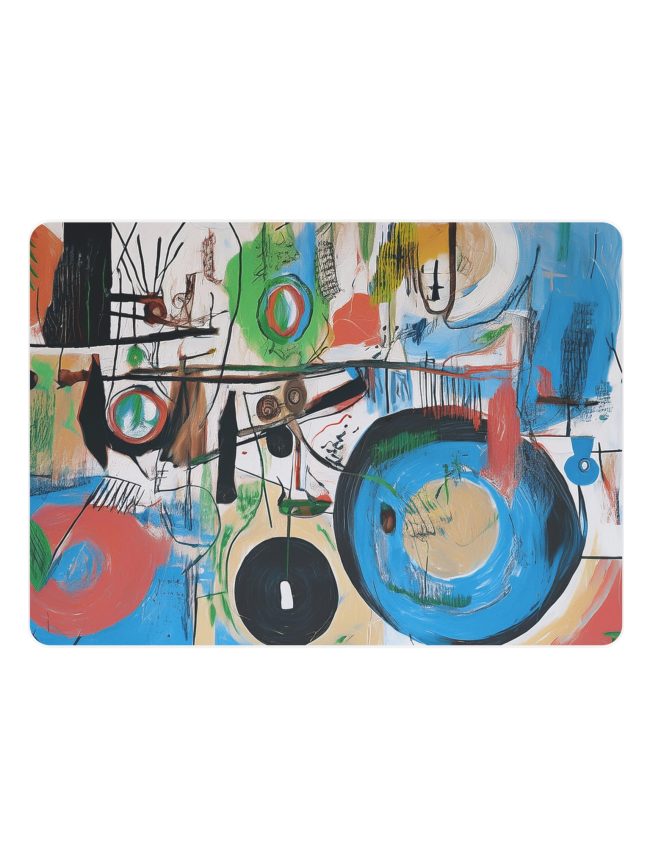 Abstract Multicolored Metal Modern Art Sign