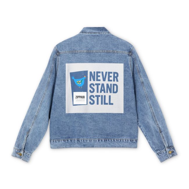 Artistic Unisex Denim Jacket, Vintage Denim Jacket, Graphic Jacket for Men and Women, Casual Jackets, Streetwear, Gift for Him and Her