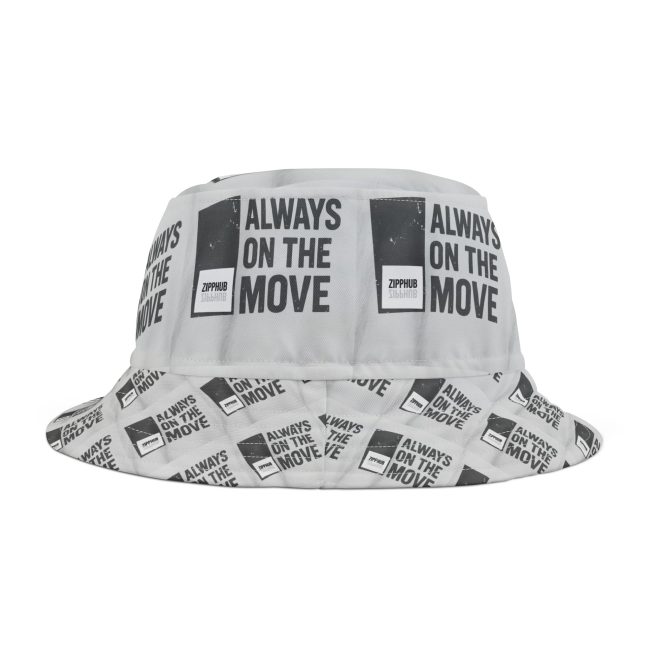 Trendy AOP Bucket Hat - Always on the Move, Cool Spring Accessory, Beach Hat, Outdoor Lifestyle, Summer Vibes, Travel Ready