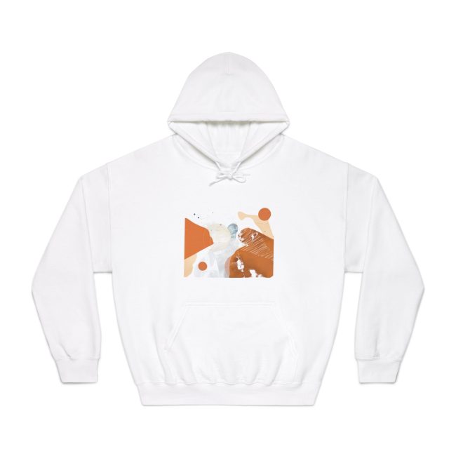 Abstract Art Unisex Hooded Sweatshirt | Comfortable Streetwear, Gift for Art Lovers, Cozy Layering, Stylish Gift Idea