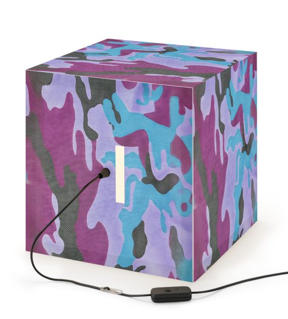 Colorful Camo Light Cube Lamp - Unique Home Decor, Modern Lighting, Gift for Teens, Bedroom Aesthetics, Cool Office Light - Image 7
