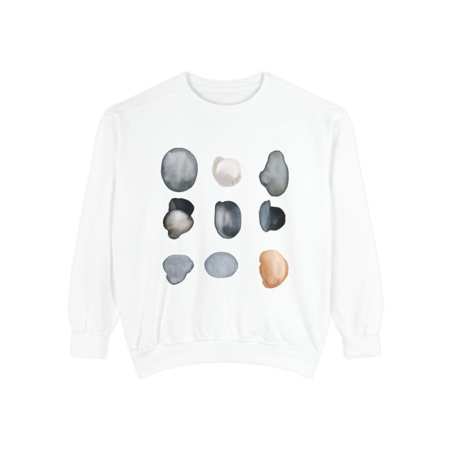 Watercolor Unisex Sweatshirt, Cozy Cotton Garment, Relaxed Fit, Casual Wear, Fall/Winter Fashion, Gift for Art Lovers