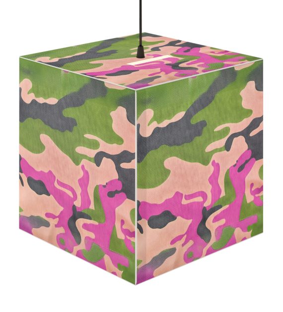 Camouflage Light Cube Lamp, Modern Home Decor, Kids Room Lighting, Unique Gift, Colorful Pendant Lamp - Image 5