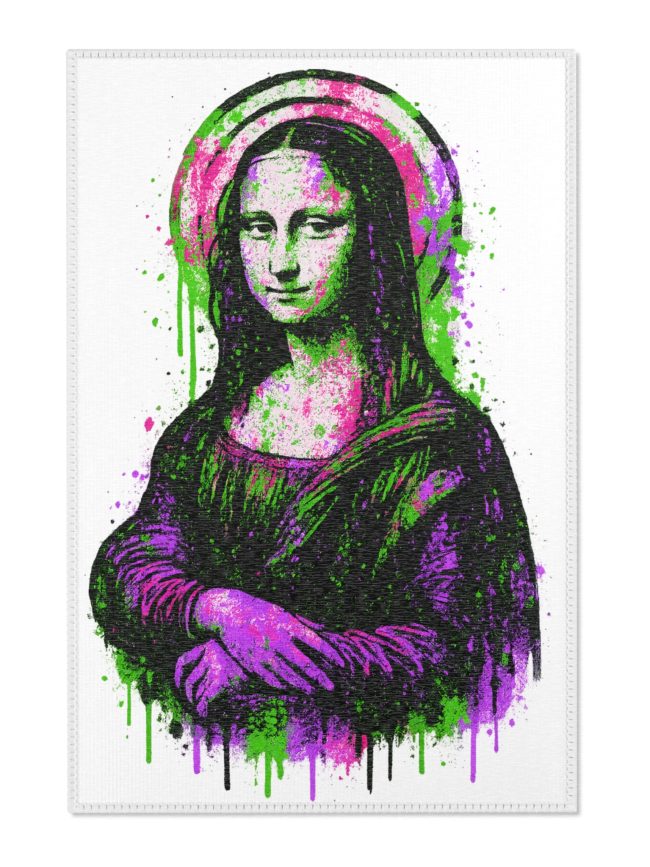 Rugs Green Purple Mona Lisa