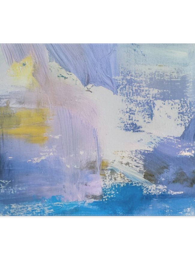 Placemat Blue Contemporary Modern Print