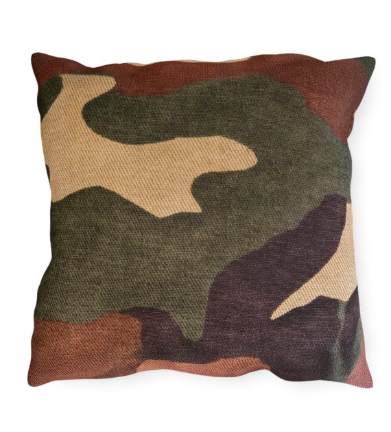 Outdoor Pillows Dark Green Brown Camouflage - Image 10