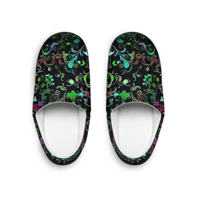 Cozy Floral Women's Indoor Slippers | Comfortable Home Footwear