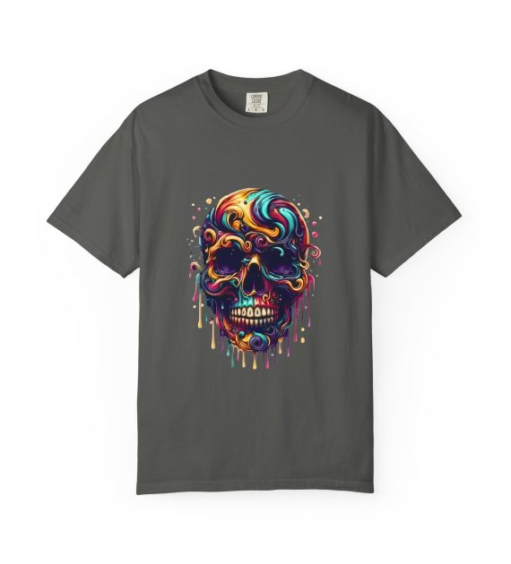 Vibrant Skull Graphic T Shirt Colorful Unisex Tee - Image 13