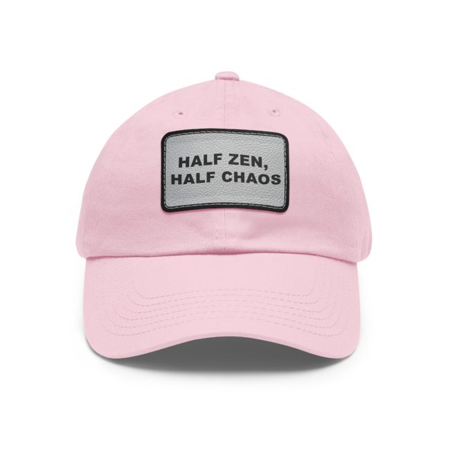 Half Zen Half Chaos Dad Hat, Casual Cap for Relaxed Vibes, Gift for Fathers Day, Trendy Men's Hat, Everyday Style Accessory