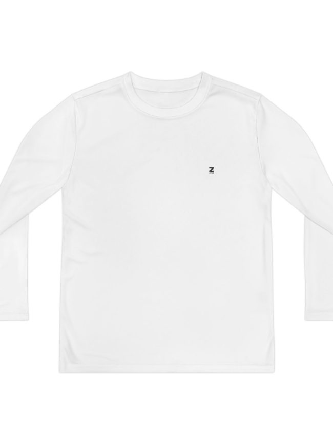 Youth Long Sleeve Active Tee, Sport Shirt, Casual Wear, Gym Apparel, Comfortable Layering Top, Perfect for Sport Events