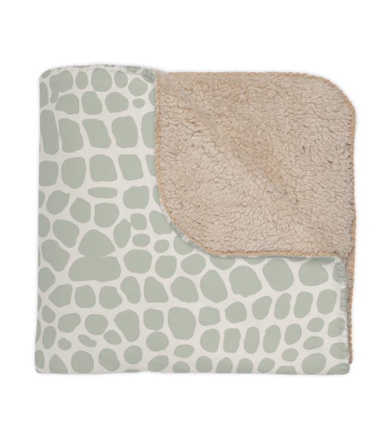 Cozy Neutral Tan Sherpa Pet Blanket - Soft Throw for Home, Gift for Relaxation, Warm Winter Accessory, Ideal for Snuggling - Image 3