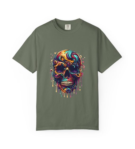 Vibrant Skull Graphic T Shirt Colorful Unisex Tee - Image 21