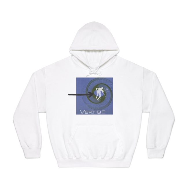 Unisex Vertigo Graphic Hoodie, Cozy Sweatshirt, Casual Wear, Perfect Gift for Her or Him, Occasional Wear for Chill Days