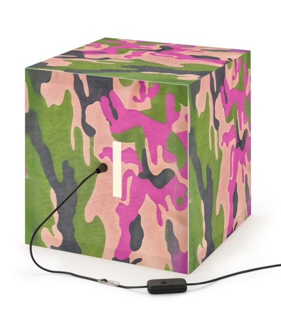 Camouflage Light Cube Lamp, Modern Home Decor, Kids Room Lighting, Unique Gift, Colorful Pendant Lamp - Image 7