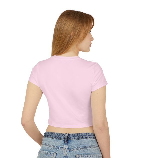 Chic Women's Baby Tee with Modern Circle Design, Casual Wear, Summer Top, Trendy Fashion, Gift for Her, Everyday Style - Image 18