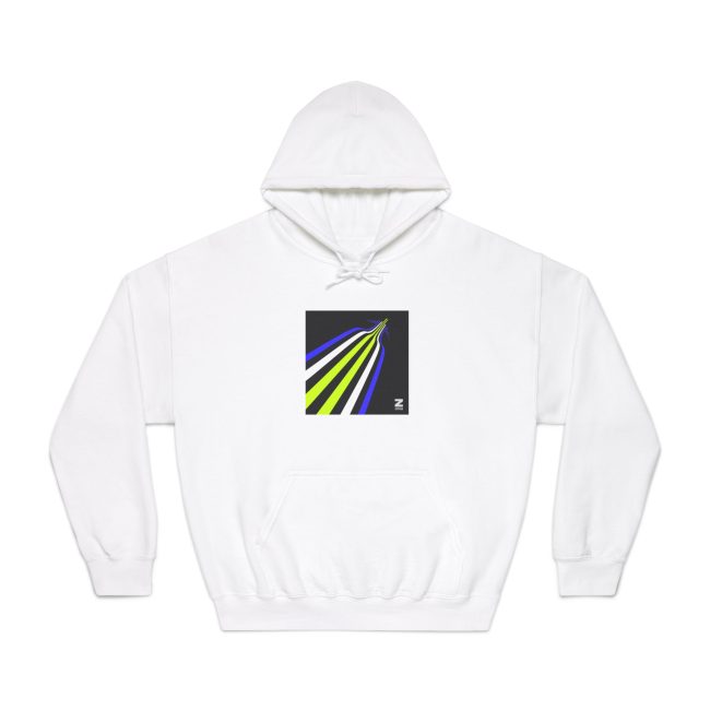 Vibrant Striped Unisex Hoodie - Cozy Sweatshirt for Everyday Wear, Gifts for Friends, Retro Style, Streetwear, Colorful Fashion