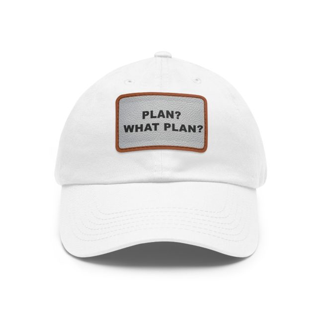 Casual Dad Hat with Leather Patch - Fun Gift for Dads, Birthday, Father's Day, Relaxed Style, Outdoor Adventures, Summer Fun