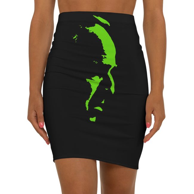 Women's Mid-Waist Pencil Skirt (AOP)