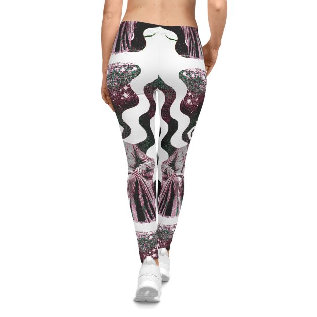 Stylish Women's Casual Leggings with Abstract Art, Fashion Leggings, Everyday Wear, Active Lifestyle, Unique Gift Idea, Leggings for Women