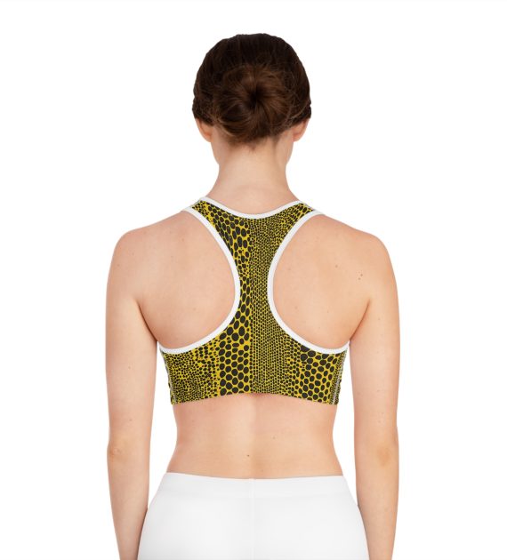 Bold Print Sports Bra, Animal Print Fitness Top, Workout Gear, Stylish Activewear, Yoga Bra, Unique Exercise Apparel - Image 8