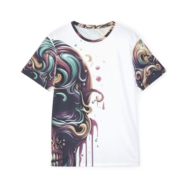 Men's AOP Sports Jersey - Edgy Skull Design - Perfect for Gamers, Festivals, Halloween - Unique Graphic Tee, Casual Wear, Gift Idea