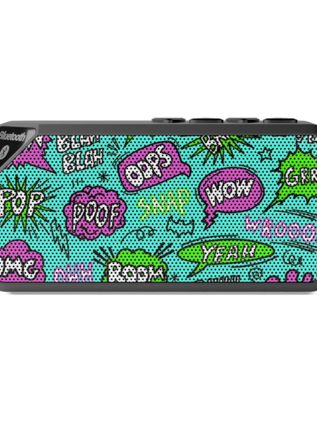 Turquoise Purple Bluetooth Speaker