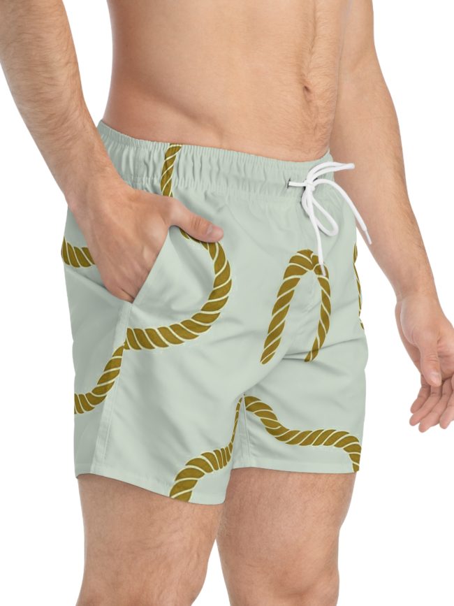 Swim Trunks Khaki Marine Design
