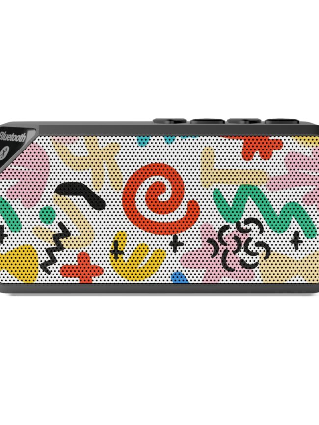 Colorful Abstract Pattern Bluetooth Speaker
