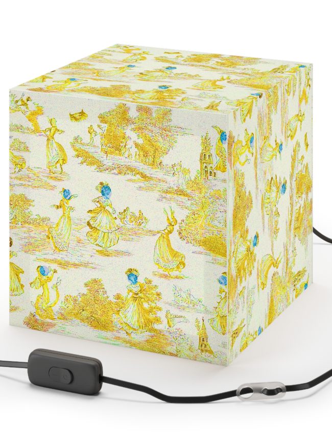 Charming Vintage Light Cube Lamp, Whimsical Home Decor, Ambient Lighting, Unique Gift for Weddings, Birthdays, and Celebrations