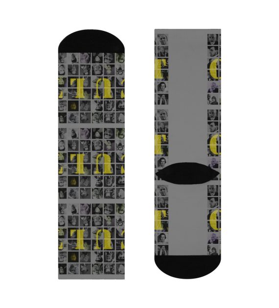 Cushioned Crew Socks with Unique Photo Collage Design, Cozy Sock Gift for Friends, Stylish Fashion Accessories, Everyday Wear Socks, [...] - Image 4
