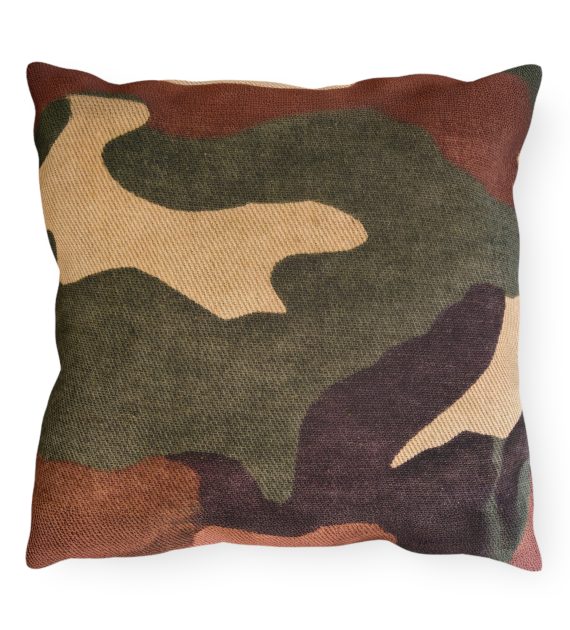 Outdoor Pillows Dark Green Brown Camouflage - Image 2