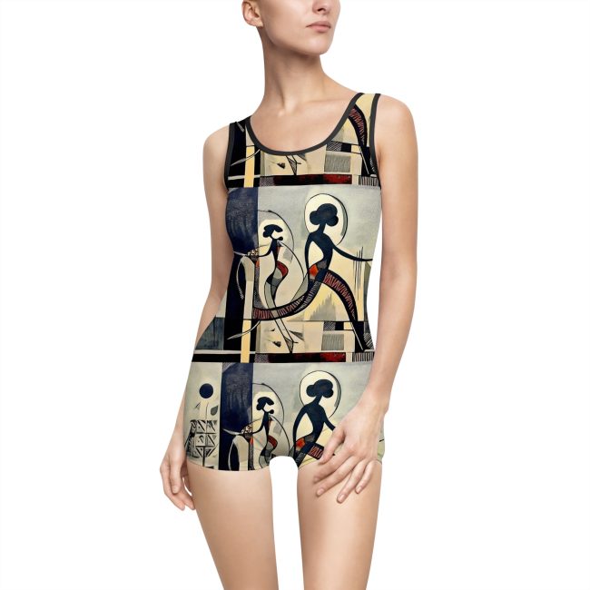 Women's Vintage Swimsuit (AOP)