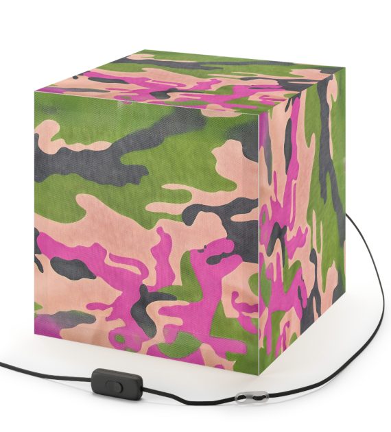 Camouflage Light Cube Lamp, Modern Home Decor, Kids Room Lighting, Unique Gift, Colorful Pendant Lamp - Image 8