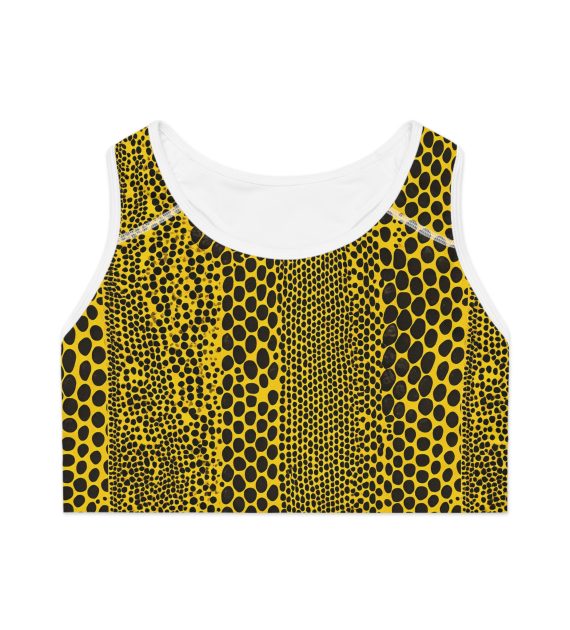 Bold Print Sports Bra, Animal Print Fitness Top, Workout Gear, Stylish Activewear, Yoga Bra, Unique Exercise Apparel - Image 5