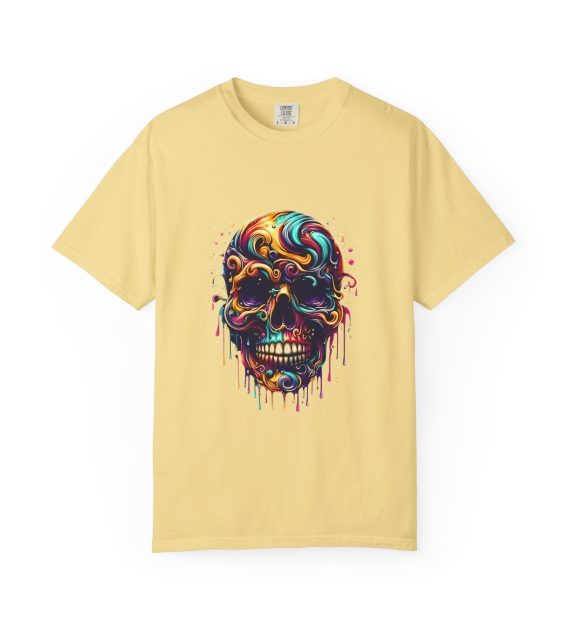 Vibrant Skull Graphic T Shirt Colorful Unisex Tee - Image 9