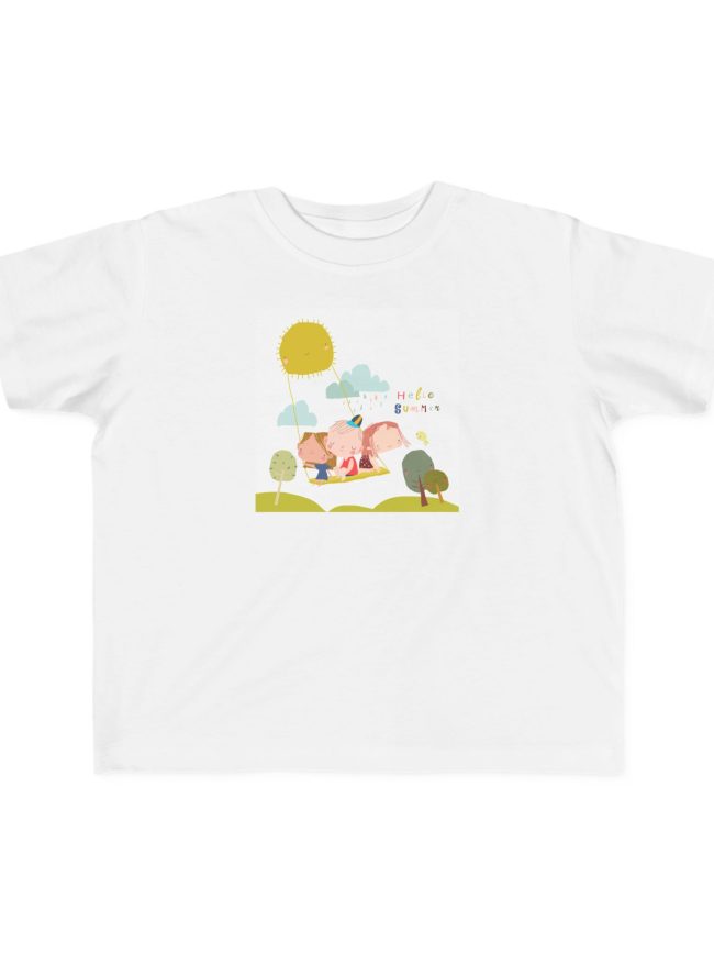 Children On Swing Toddler's Fine Jersey Tee