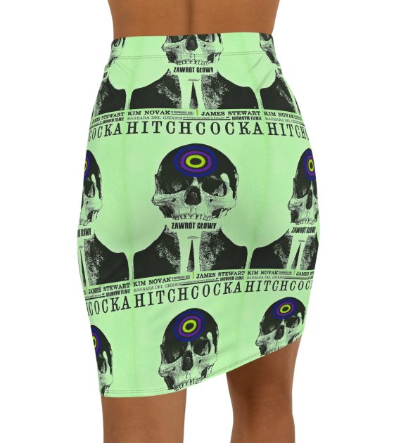 Women's Mid-Waist Pencil Skirt (AOP) - Image 2