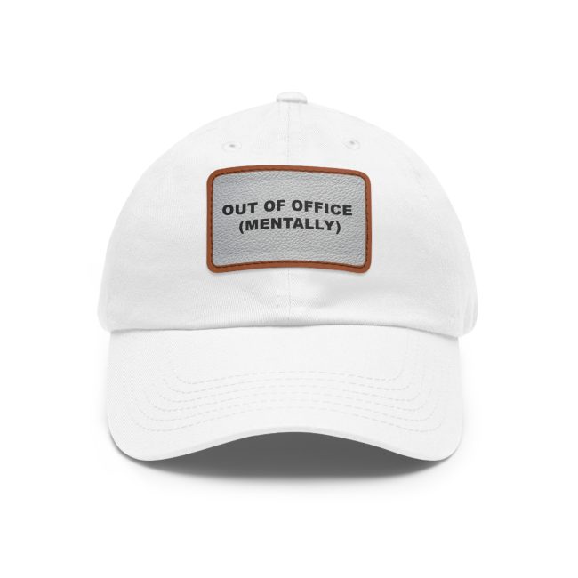 Casual Dad Hat, Out of Office Mentally Cap, Gift for Dads, Relaxed Style Hat, Fun Accessory for Everyday Wear