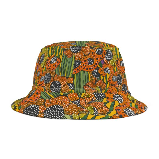 Vibrant Floral Bucket Hat, Colorful Summer Accessory, Perfect for Beach, Festivals, Gardening, Outdoor Adventures, Unique Gift Idea