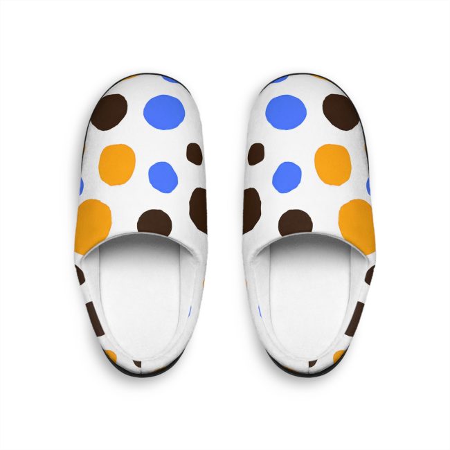 Colorful Dot Pattern Women's Indoor Slippers - Cozy & Stylish Home Footwear