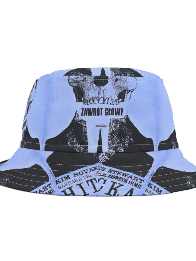 Edgy Skull Print Bucket Hat | Unique AOP Summer Accessory, Streetwear Hat, Festival Headwear, Unisex Bucket Hat, Goth Style Gear