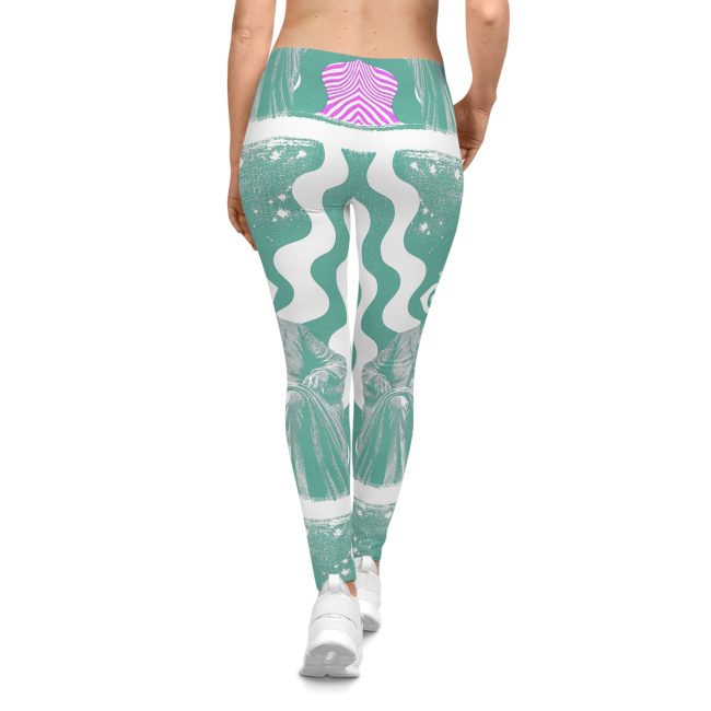 Boho Vibe Women's Casual Leggings, Comfortable Stretch Yoga Pants, Trendy Activewear, Exercise Leggings, Gift for Her