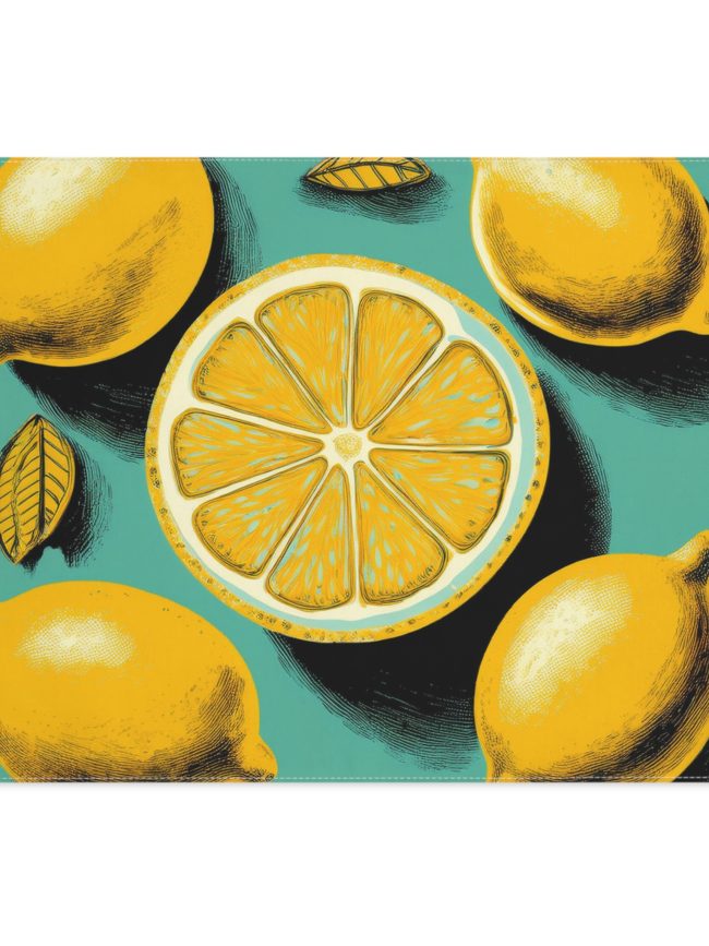 Placemat Lemon Pop Art Style