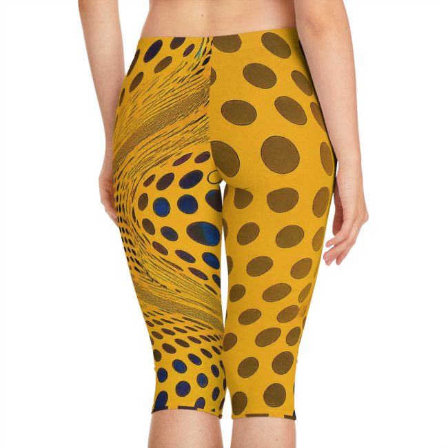 Chic Women's Capri Leggings | Stylish Workout Wear, Casual Fashion, Summer Essentials, Yoga Pants, Vibrant Activewear