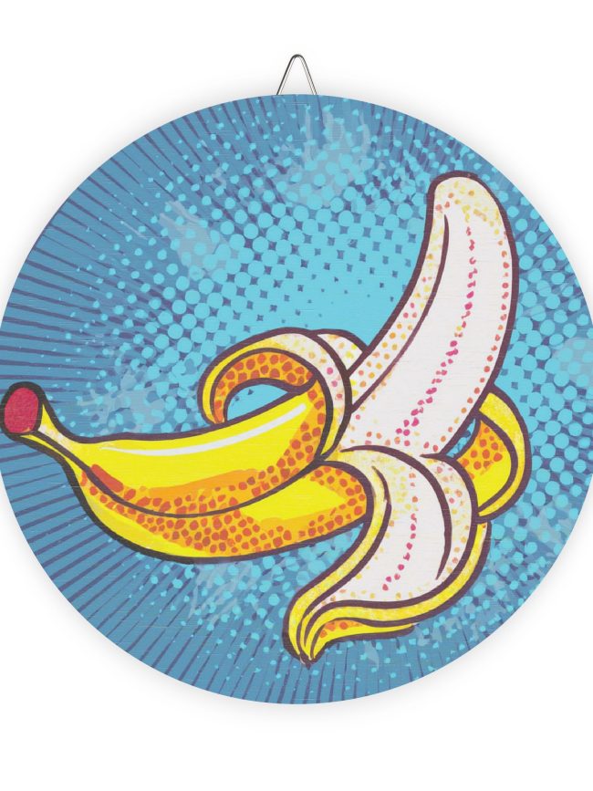 Wood Signs Banana Pop Art Print