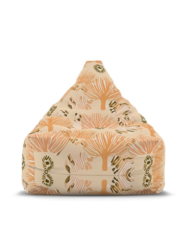 Bean Bag Chair Cover Nature Warm Color Pattern