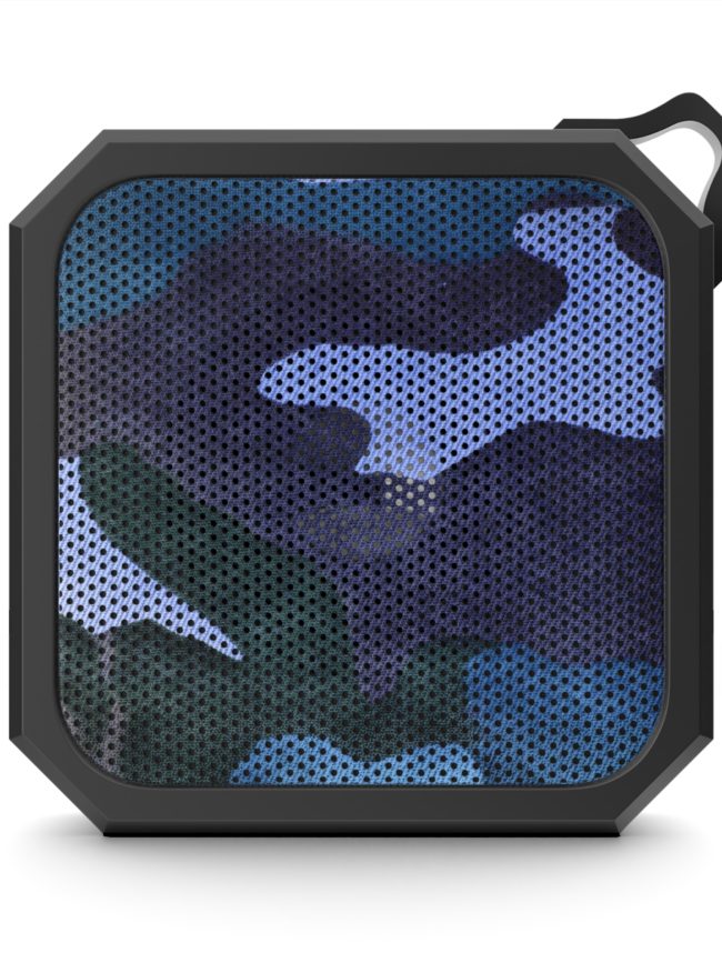 Dark Blue Camo Outdoor Bluetooth Speaker