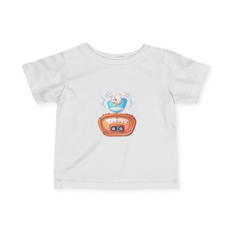 Cute Baby Tee with Cartoon Design, Adorable Infant T-Shirt for Gifts, Birthday, Baby Shower, or Everyday Wear
