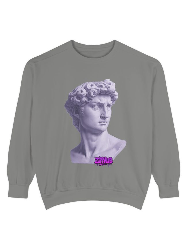 Unisex Sweatshirt Long Sleeve David Donatello Lilac